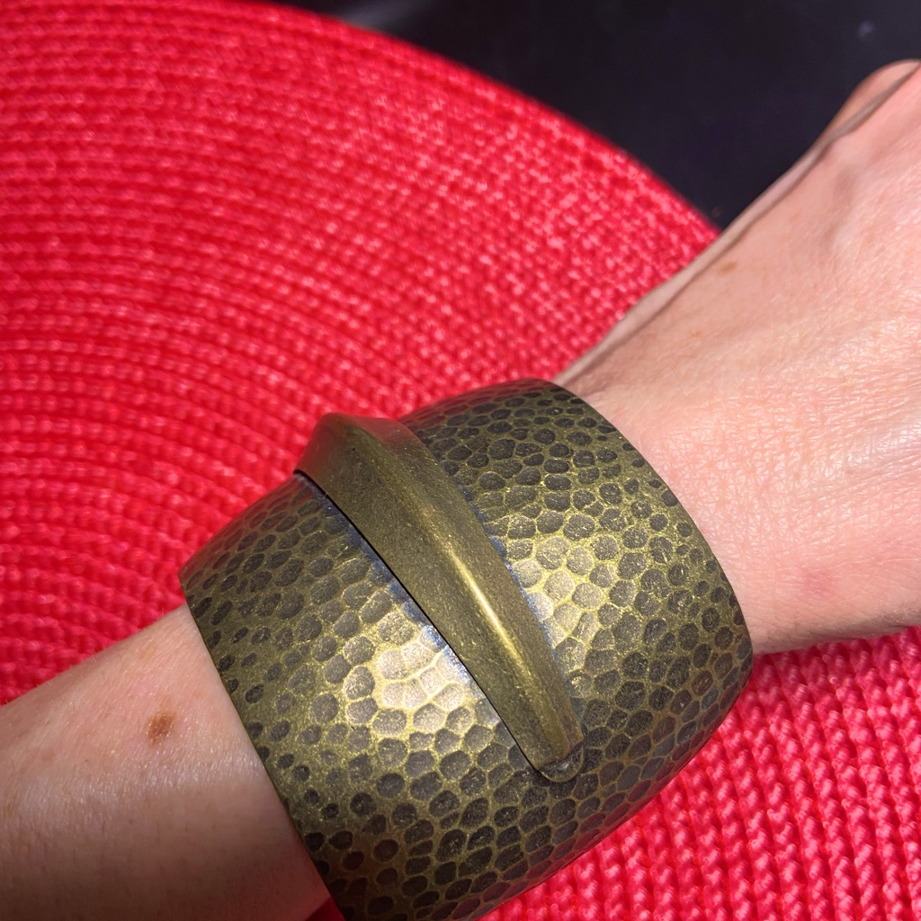 Statement Bronze Bangle